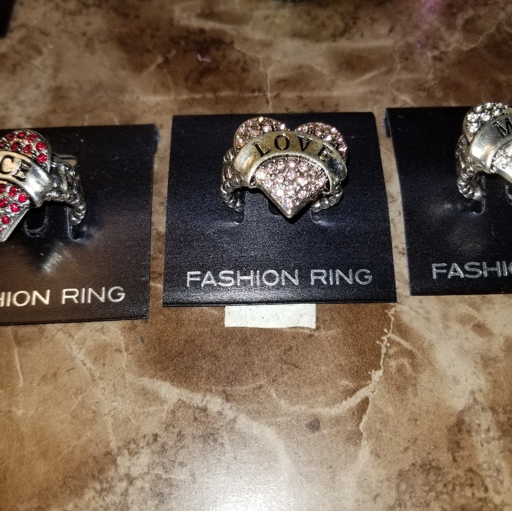 Heart rings